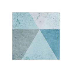 Komar  Vlies Fototapete Triangles Blue 400x250 cm