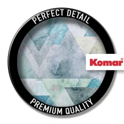 Komar  Vlies Fototapete Triangles Blue 400x250 cm