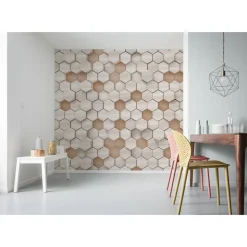 Komar  Vlies Fototapete Woodcomb Nude 400x250 cm