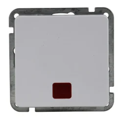 Kontrollschalter Montreal ultraweiß Serie 502