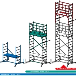 Krause  ClimTec Alu-Arbeitsgerüst 2 Aufstockung