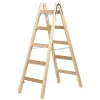 Krause Holz-Sprossen-Doppelleiter 2 x 5 Sprossen