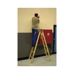 Krause Holz-Sprossen-Doppelleiter