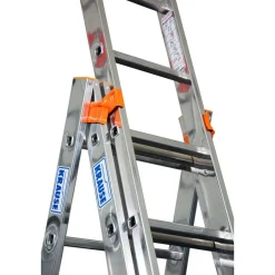 Krause Vielzweckleiter Tribilo 3 x 8 Sprossen mit Treppenfunktion