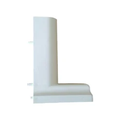 Kunststoffrosette schmale Bauform für Standkonsole