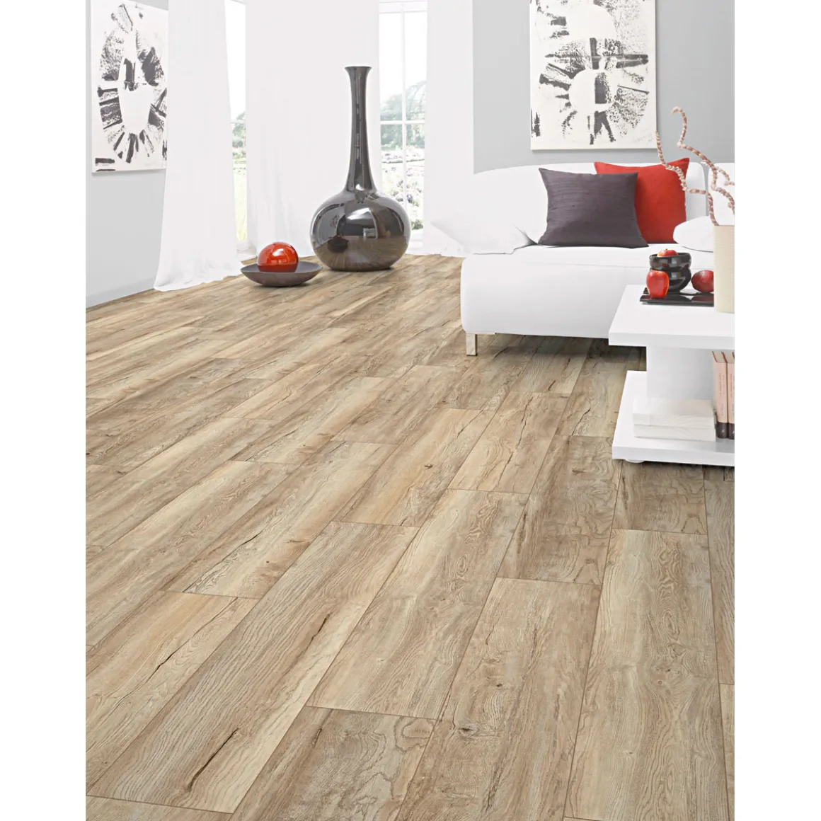 Laminat Deluxe Rustic Harbour oak beige 138 x 24,4 x 0,8 cm