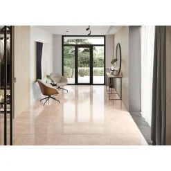 Laminat XL Fliese Hochglanz Botticino 810 x 400 x 8 mm