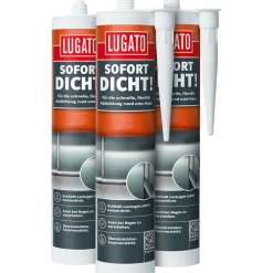 Lugato Dichtungsmasse Sofort Dicht! grau 310 ml