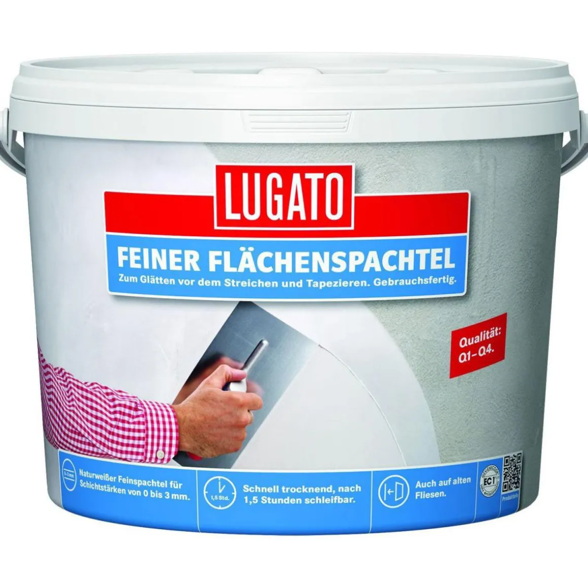 Lugato Spachtelmasse Feiner Flächenspachtel 5 kg