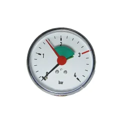 Manometer 0-4 Bar 3/8" Anschluß hinten