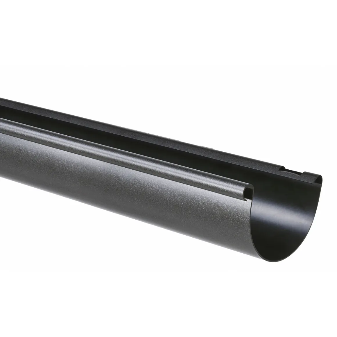 Marley Dachrinne RG 100 Kunststoff halbrund 2m anthrazit