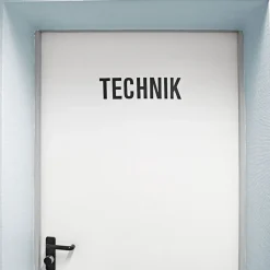 Metafranc Klebebuchstabe Watt 10 cm schwarz