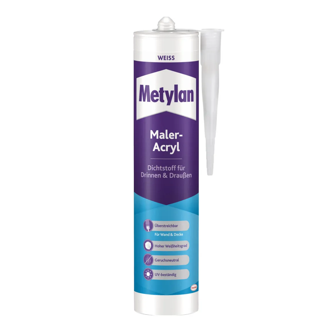Metylan Maleracryl Wand und Decke weiß 300 ml