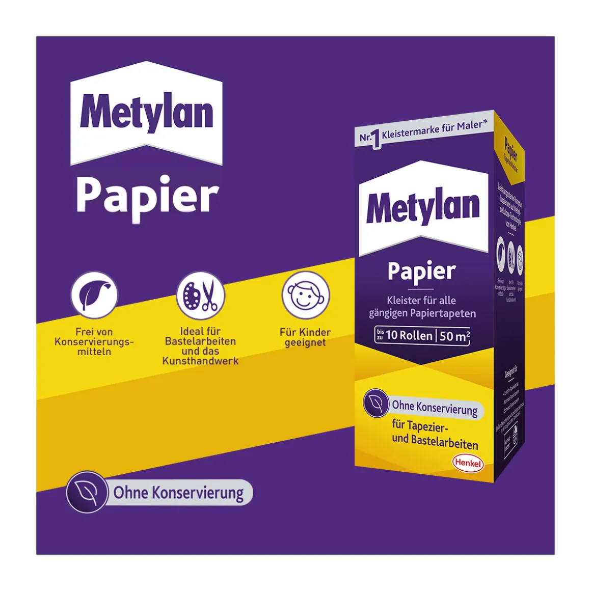 Metylan Tapetenkleister Papier 125 g