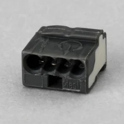 Micro-Steckklemme 4 x 0,6-0,8 mm rot 5 Stück