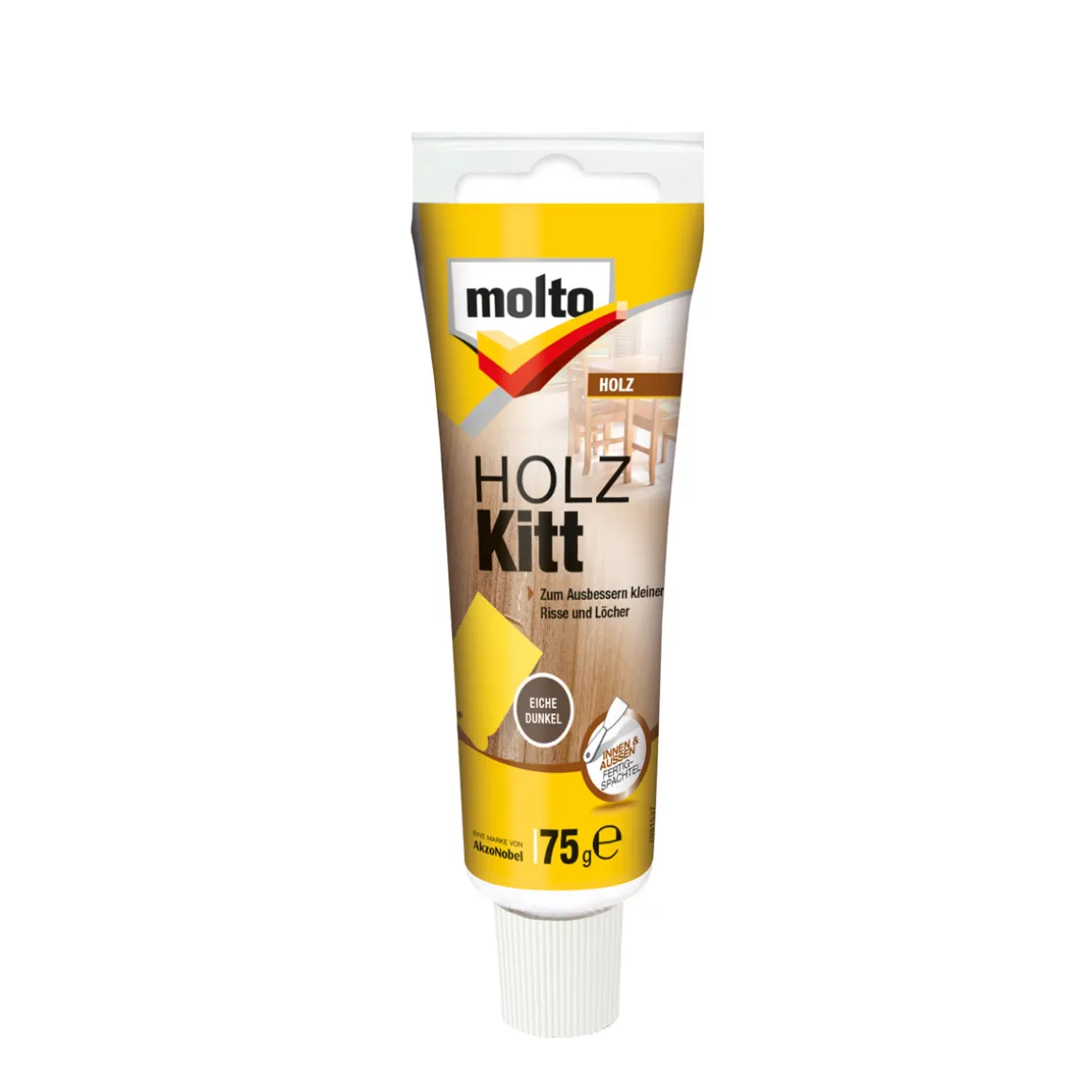 Molto Holz-Kitt Eiche dunkel 0,075 L