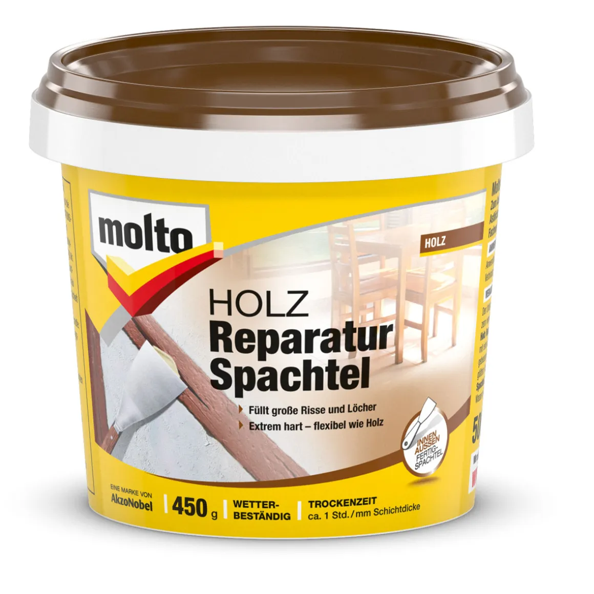 Molto Holz-Reperatur-Spachtel 450 g