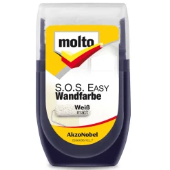 Molto Wandfarbe S.O.S Easy Weiß 30 ml