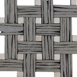 Mosaik Marmormatte Beige Schiefer 30 x 30 cm