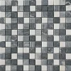 Mosaik Marmormatten 23/23 grau-weiß 30 x 30 x 0,8 cm