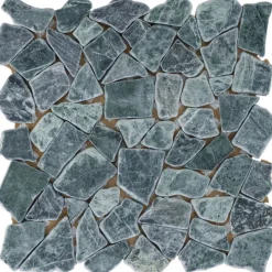Mosaik Verde Guatemala Marmor 30,5 x 30,5 x 0,8 cm