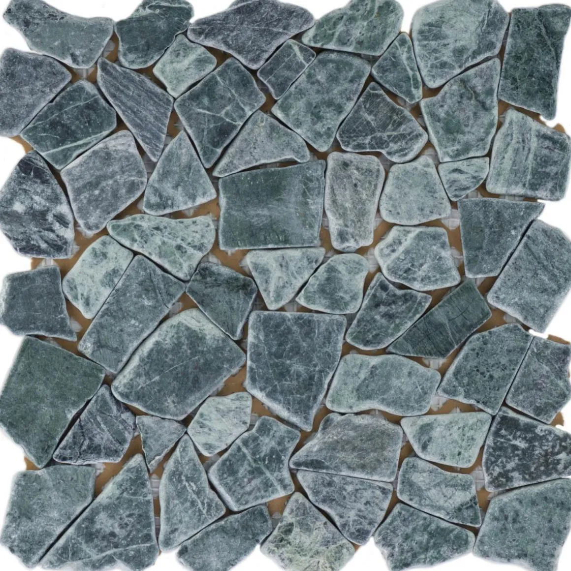 Mosaik Verde Guatemala Marmor 30,5 x 30,5 x 0,8 cm