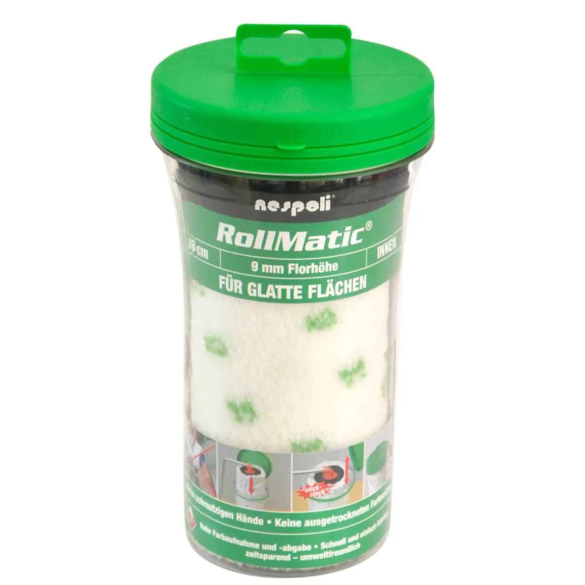 NESPOLI RollMatic Farbwalze 9 mm 18 cm