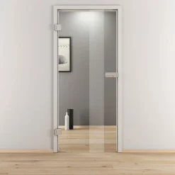 Novadoors Glasdrehtür NOVA 594 klar 70,9 x 197,2 cm Links