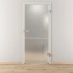 Novadoors Glasdrehtür NOVA 610 mattiert 70,9 x 197,2 cm Rechts