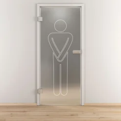 Novadoors Glasdrehtür NOVA 627 mattiert 70,9 x 197,2 cm Links