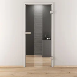 Novadoors Glasdrehtür NOVA 557 klar 83,4 x 197,2 cm Rechts