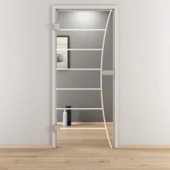 Novadoors Glasdrehtür NOVA 586 klar 83,4 x 197,2 cm Links