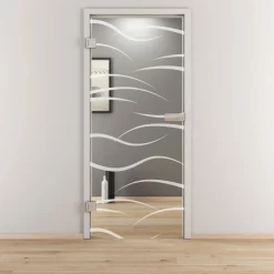 Novadoors Glasdrehtür NOVA 540 klar 95,9 x 197,2 cm Links