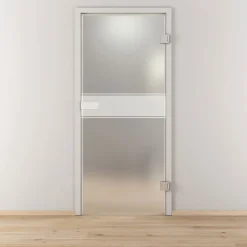 Novadoors Glasdrehtür NOVA 593 mattiert 95,9 x 197,2 cm Rechts