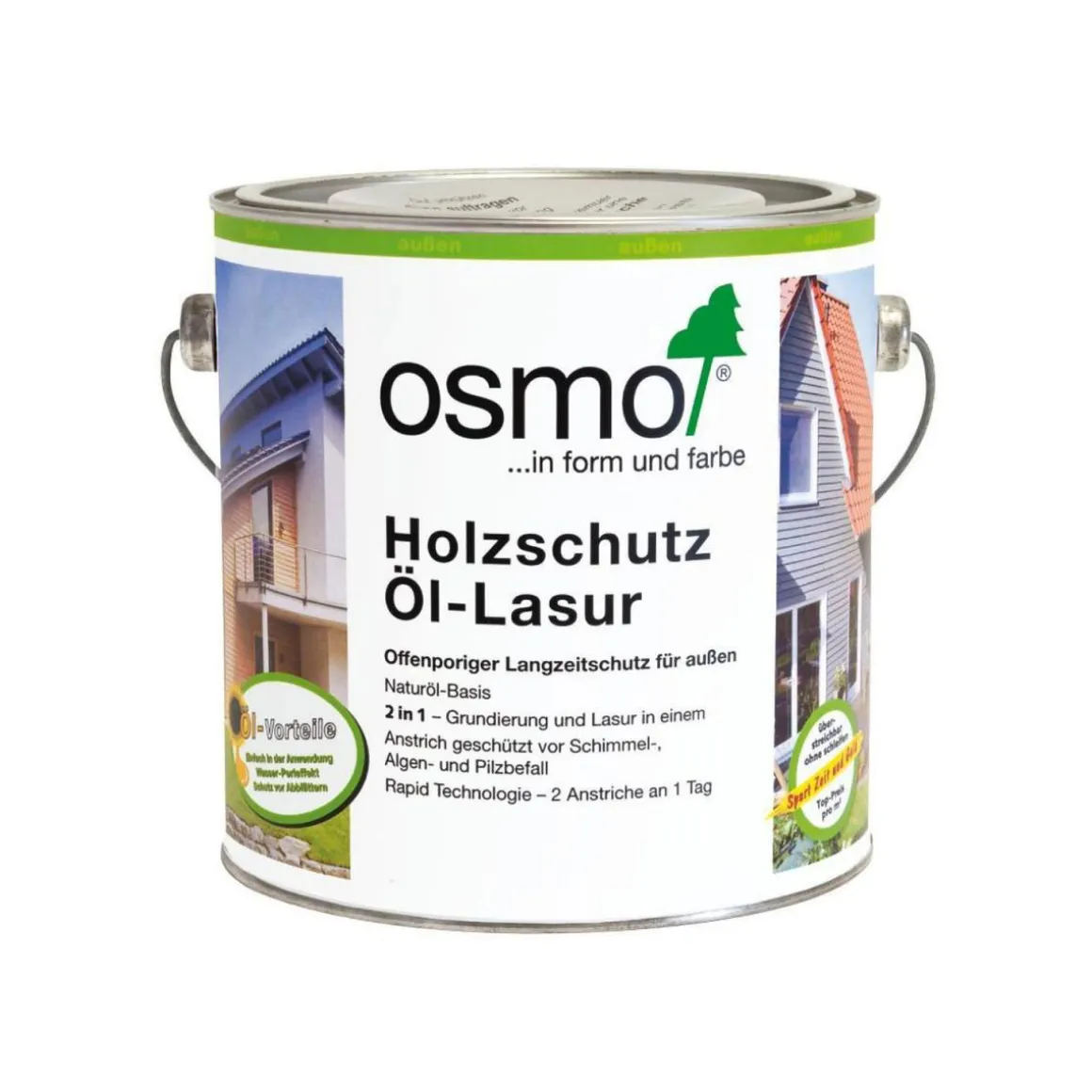 Osmo Holzschutz Öl-Lasur Patina 2,5 L