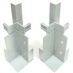 Parador Innenecke alu-optik 7 x 2,5 x 2,5 cm 2 Stk.