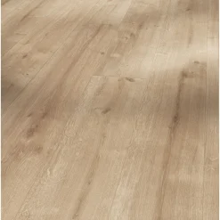 Parador Laminatboden „Basic 400“, Eiche geschliffen, Seidenmatt Struktur, 19,4x128,5 cm