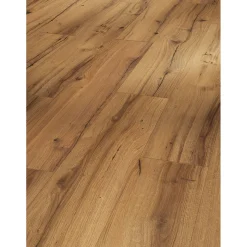 Parador Laminatboden „Basic 400“, Eiche History, Seidenmatte Struktur, 19,4x128,5 cm