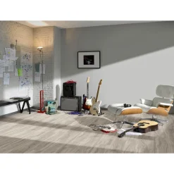 Parador Vinylboden Basic 5.3 Eiche pastellgrau gebürstete Struktur 22,5 x 120,9 cm