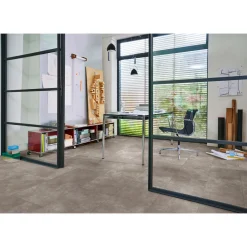 Parador Vinylboden Modular ONE Beton dunkelgrau Steinstruktur Minifase 853 x 400 x 8 mm