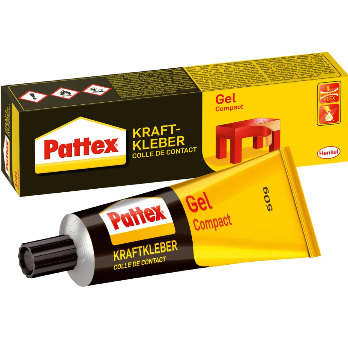Pattex Kraftkleber Gel/Compact 50 g