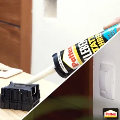 Pattex Montagekleber Kleben statt Bohren Innen und Außen 450 g