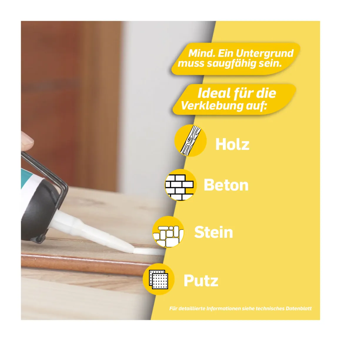 Pattex  Montagekleber Kleben statt Bohren 133 g