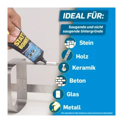 Pattex Montagekleber Kleben statt Bohren wasserresistent 340 ml