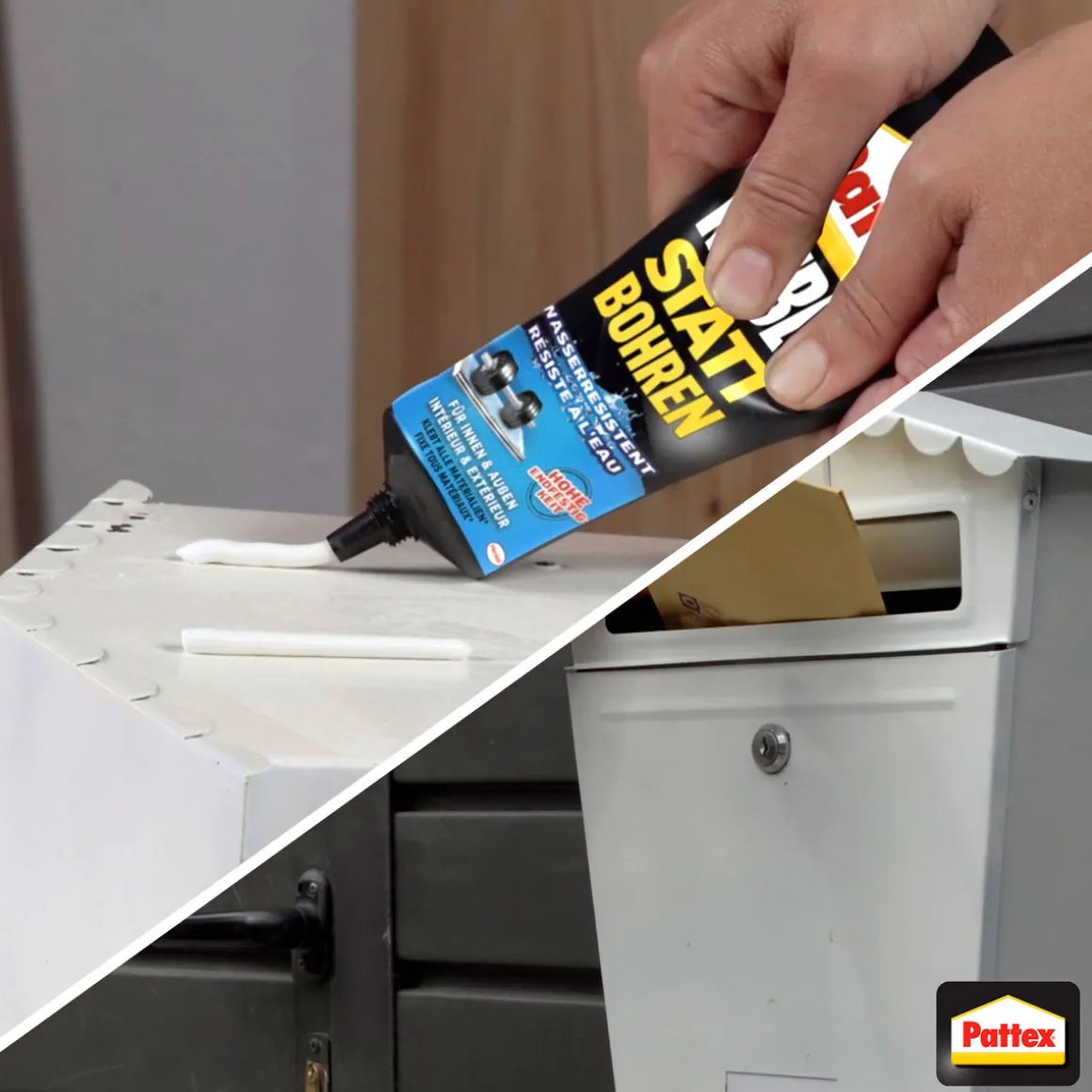 Pattex Montagekleber Kleben statt Bohren wasserresistent 340 ml