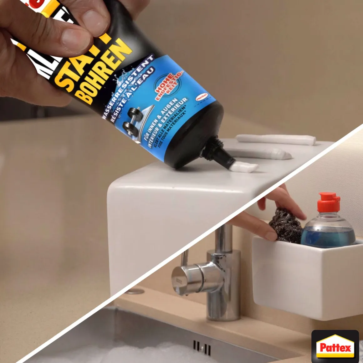 Pattex Montagekleber Kleben statt Bohren wasserresistent 340 ml