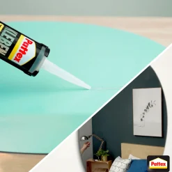 Pattex Montageklebstoff Kleben statt Bohren Kristallklar 290 g