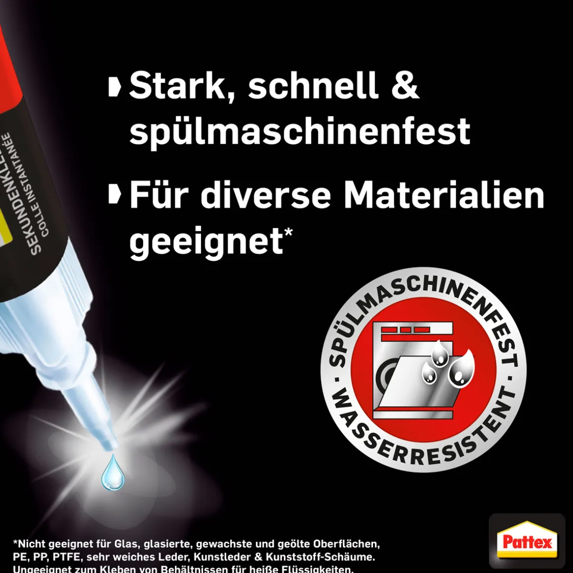 Pattex Sekundenkleber Flüssig Mini Trio 3 x 1 g