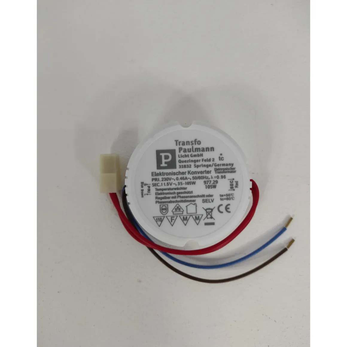 Paulmann Disc-Elektronic-Trafo VDE 35-105W