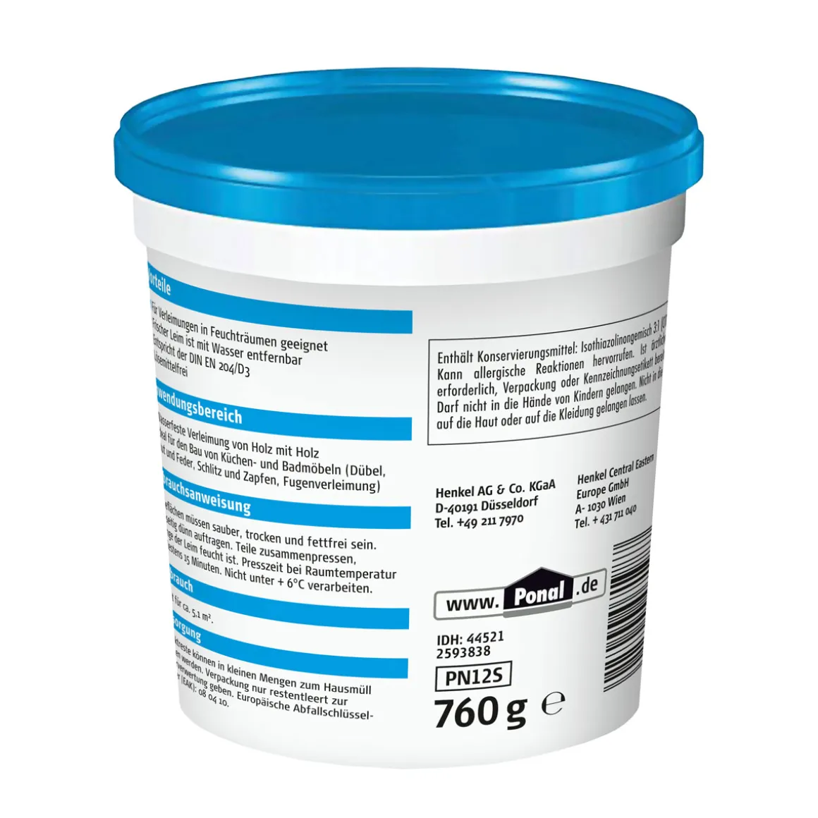 Ponal Holzleim Wasserfest 760 g